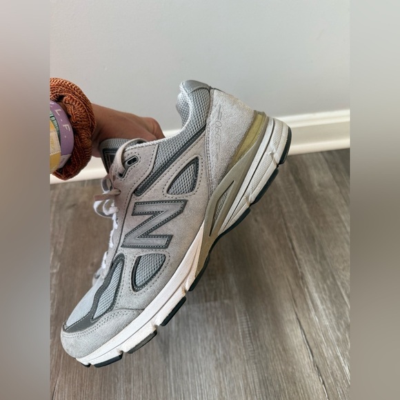 New Balance 990 V4 Encap Sneakers Casual Shoes MADE IN USA Gray White Size 11 - Picture 7 of 12